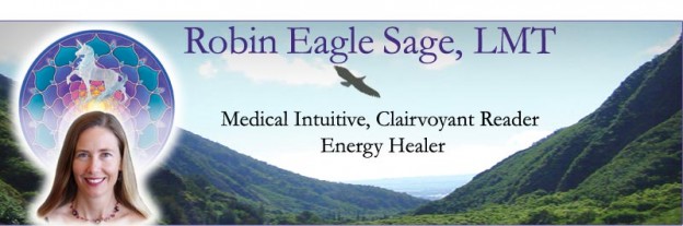 Medical intuitive and healer promotional banner.